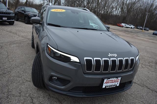 used 2021 Jeep Cherokee car, priced at $20,177