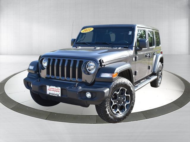 used 2021 Jeep Wrangler car, priced at $35,477
