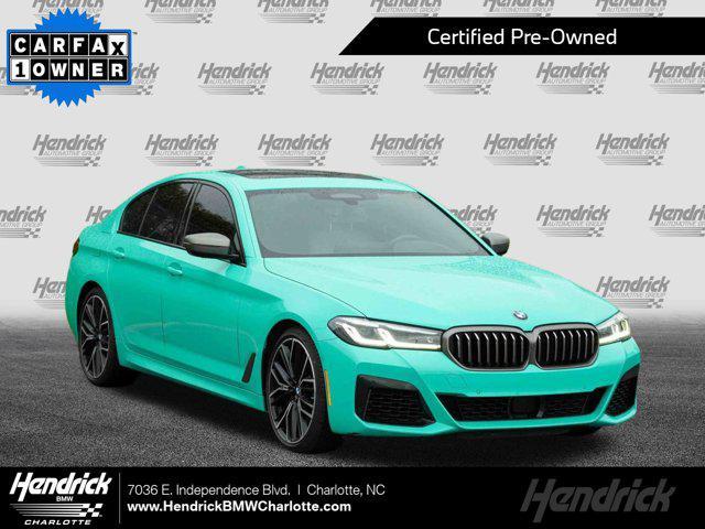 used 2021 BMW M550 car, priced at $56,979