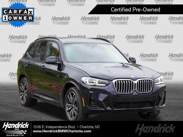 used 2022 BMW X3 car, priced at $39,991