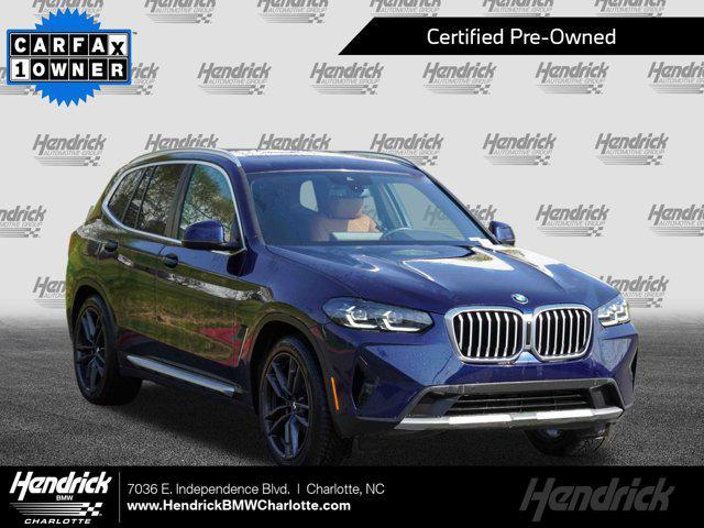 used 2022 BMW X3 car, priced at $36,615