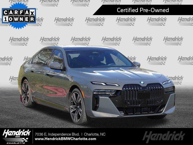 used 2024 BMW 750e car, priced at $88,879