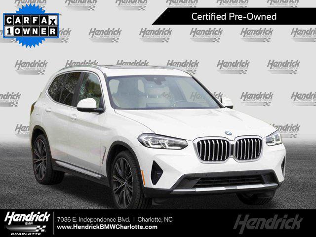 used 2022 BMW X3 car, priced at $34,991