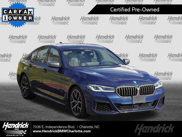 used 2022 BMW M550 car, priced at $57,385