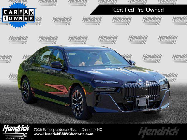 used 2023 BMW 740 car, priced at $76,975