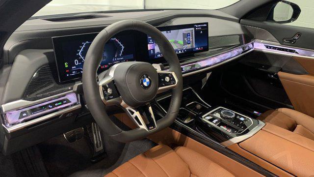 new 2025 BMW 740 car, priced at $111,625