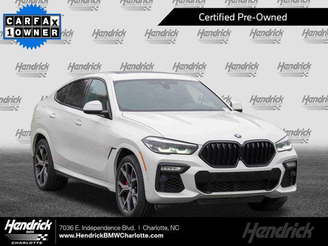 used 2021 BMW X6 car, priced at $52,796