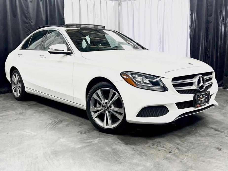 used 2018 Mercedes-Benz C-Class car, priced at $28,950