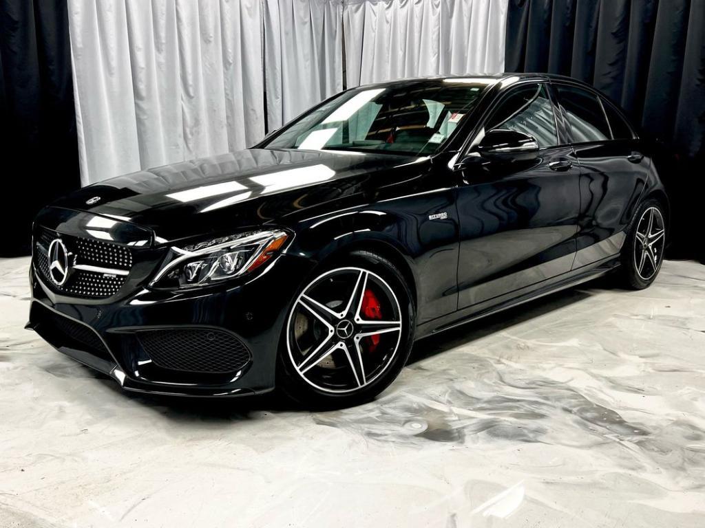 used 2018 Mercedes-Benz AMG C 43 car, priced at $29,950