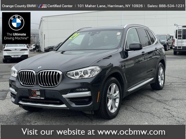 used 2021 BMW X3 car, priced at $34,395