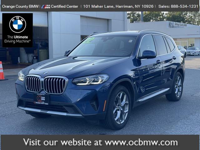 used 2022 BMW X3 car, priced at $38,849