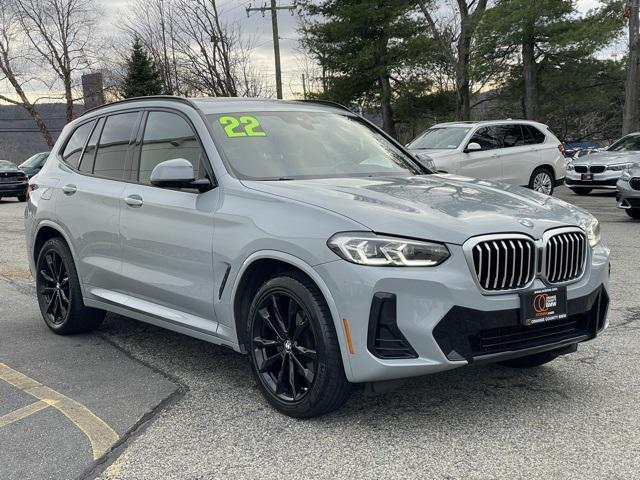 used 2022 BMW X3 car, priced at $39,455