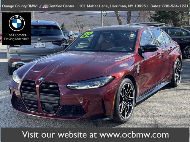 used 2022 BMW M3 car, priced at $78,495