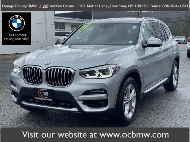 used 2021 BMW X3 car, priced at $35,395