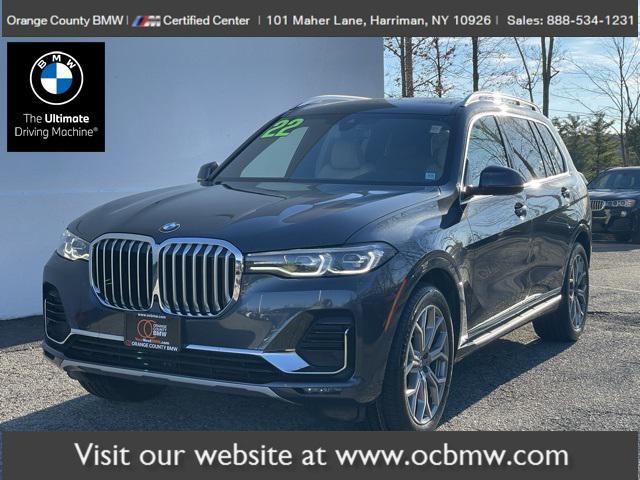 used 2022 BMW X7 car, priced at $54,496