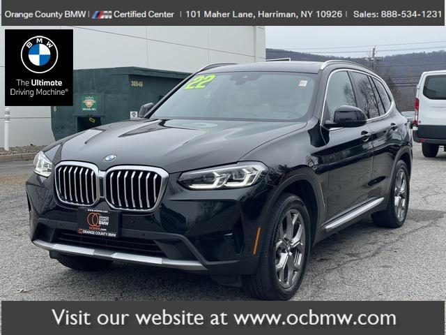 used 2022 BMW X3 car, priced at $35,739