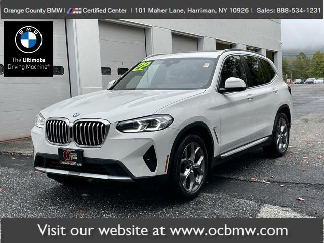 used 2022 BMW X3 car, priced at $33,198