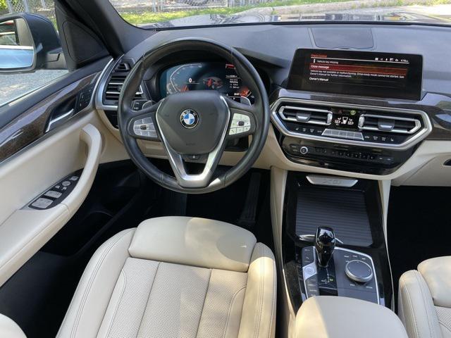 used 2022 BMW X3 car, priced at $37,300