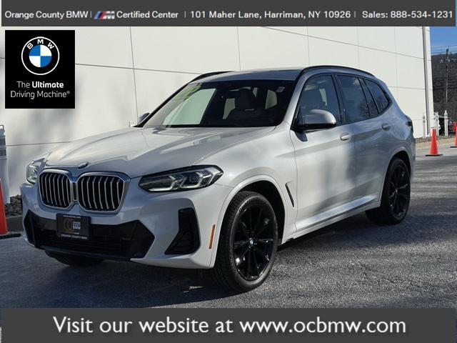 used 2022 BMW X3 car, priced at $38,862