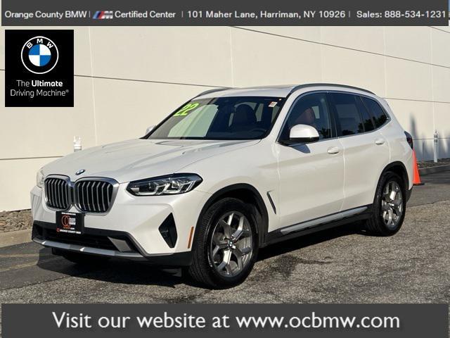 used 2022 BMW X3 car, priced at $33,768