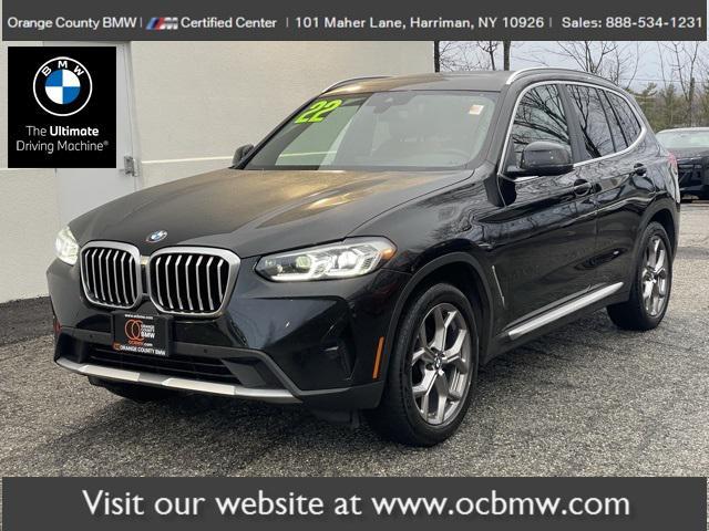 used 2022 BMW X3 car, priced at $36,554