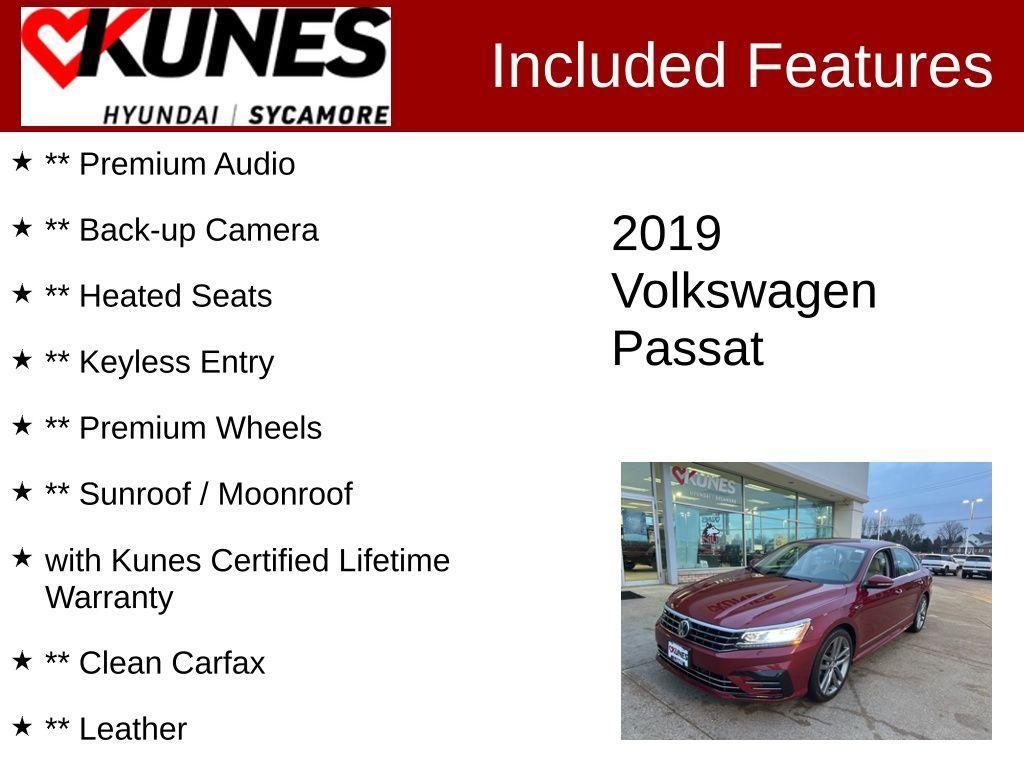 used 2019 Volkswagen Passat car, priced at $15,577