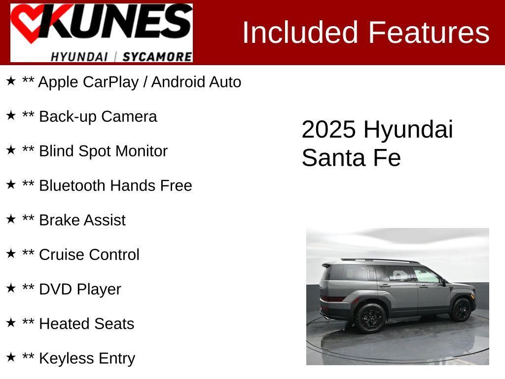 new 2025 Hyundai Santa Fe car, priced at $35,657