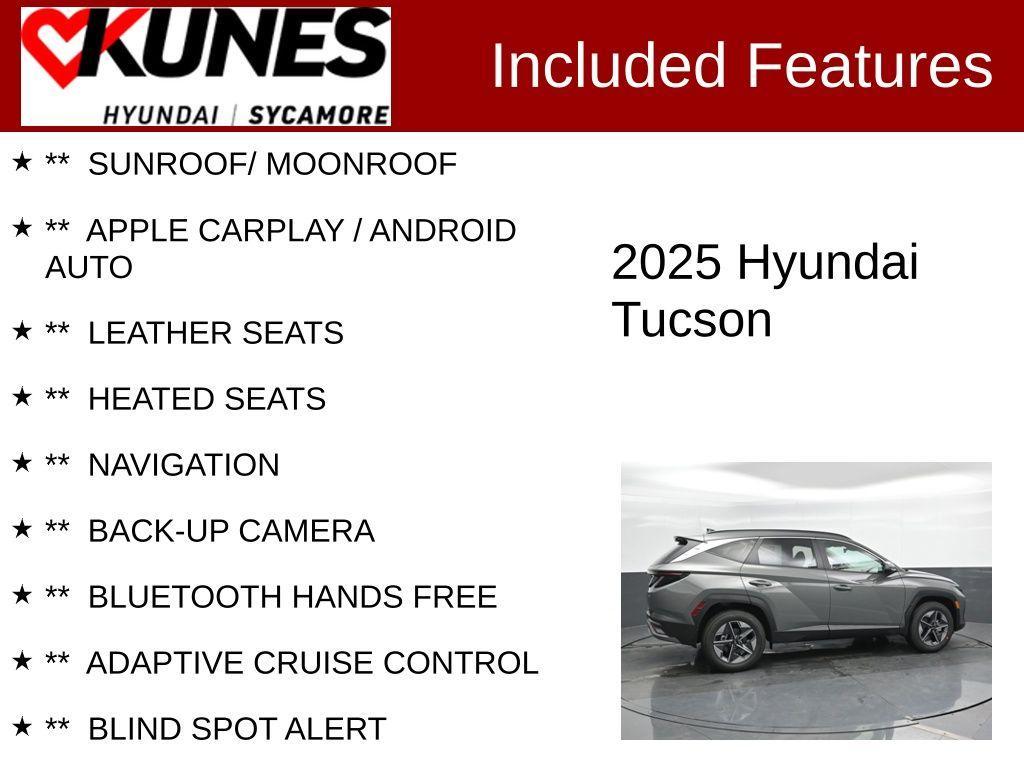 new 2025 Hyundai Tucson car, priced at $30,516