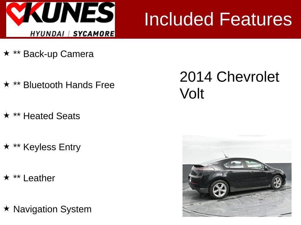 used 2014 Chevrolet Volt car, priced at $8,428