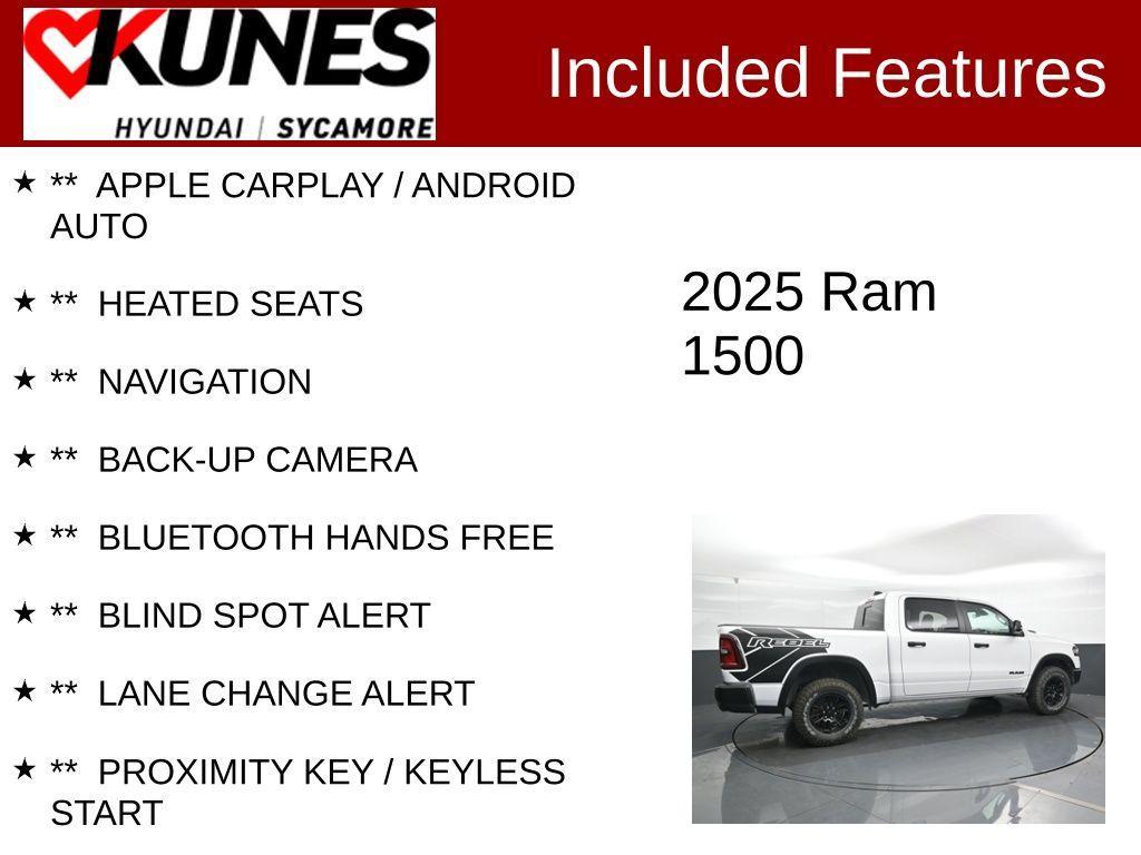 used 2025 Ram 1500 car, priced at $49,994