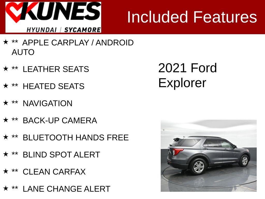 used 2021 Ford Explorer car, priced at $25,640