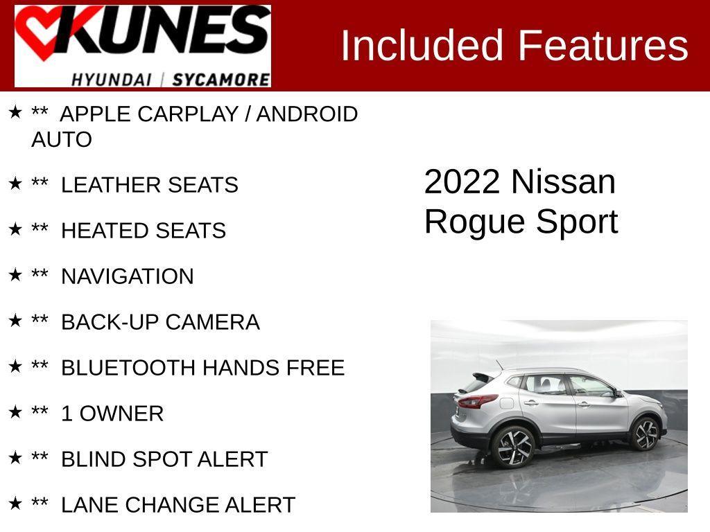 used 2022 Nissan Rogue Sport car, priced at $23,995
