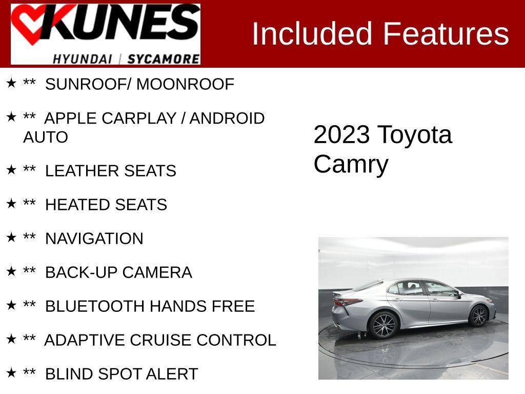 used 2023 Toyota Camry car, priced at $22,477