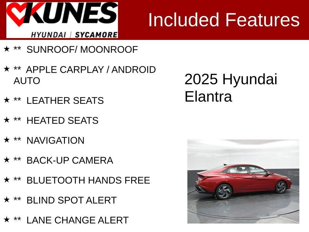 new 2025 Hyundai Elantra car, priced at $27,613
