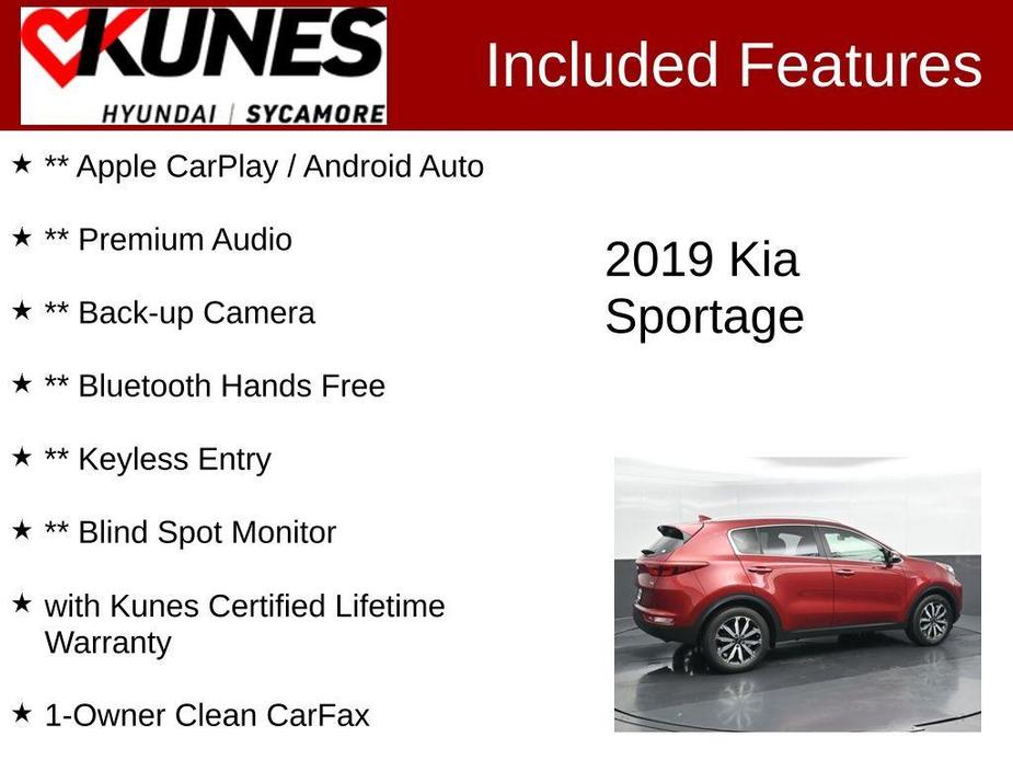 used 2019 Kia Sportage car, priced at $13,777