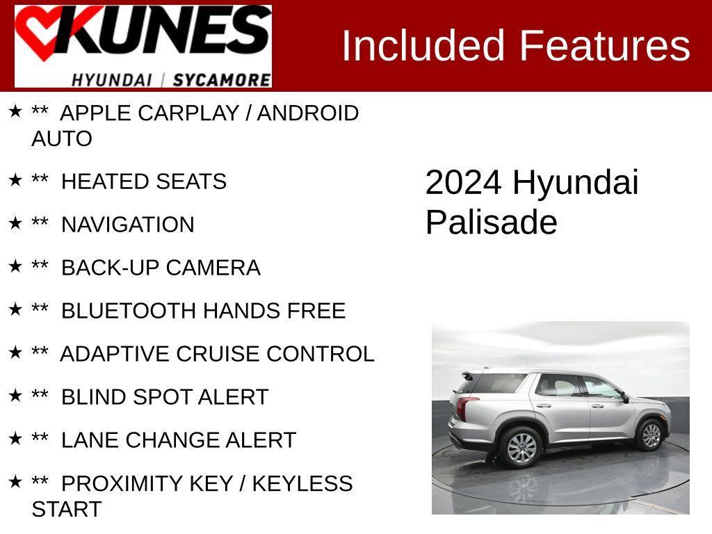 used 2024 Hyundai Palisade car, priced at $32,595