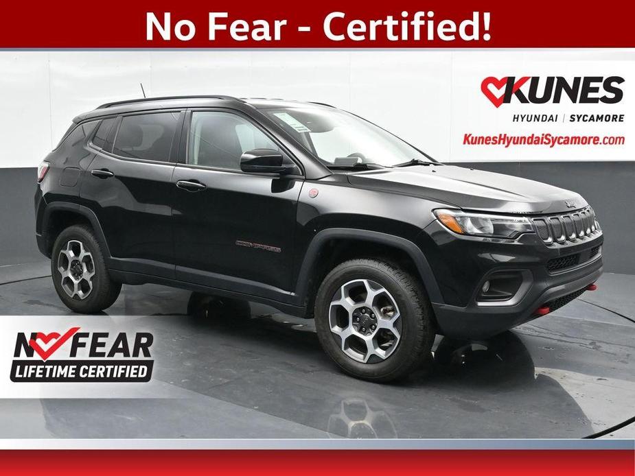 used 2022 Jeep Compass car, priced at $22,377