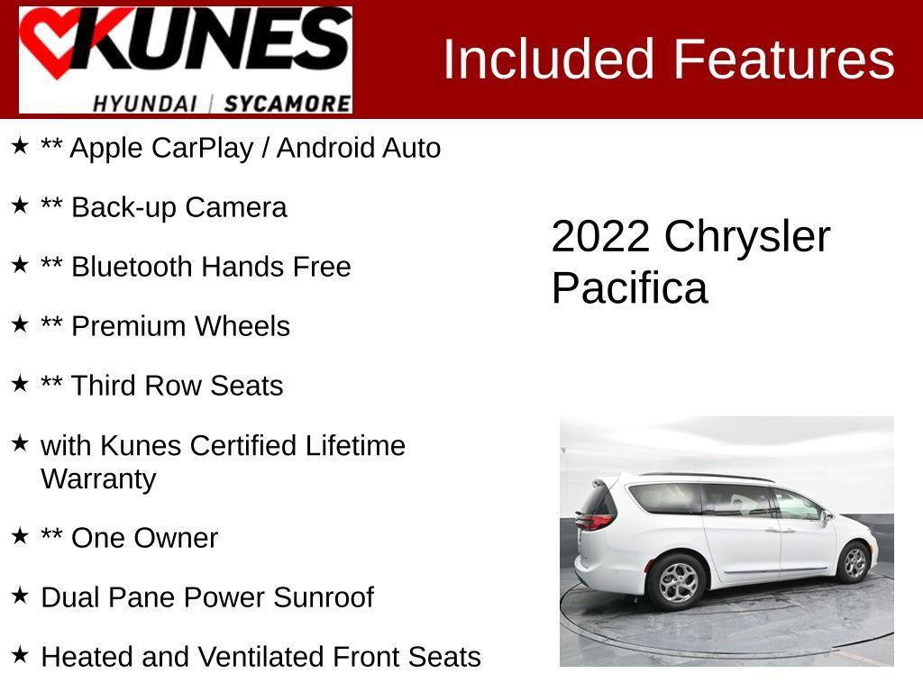 used 2022 Chrysler Pacifica car, priced at $24,977