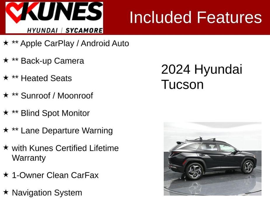 used 2024 Hyundai Tucson car, priced at $28,377