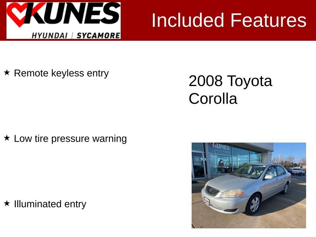 used 2008 Toyota Corolla car, priced at $3,877