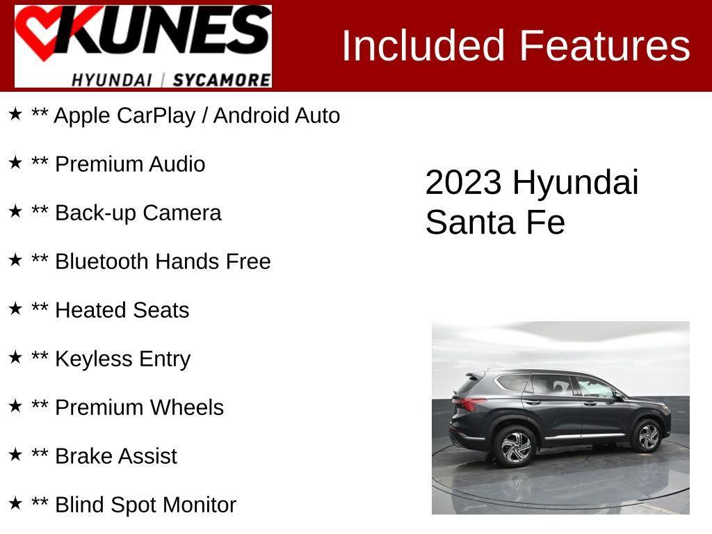 used 2023 Hyundai Santa Fe car, priced at $22,442