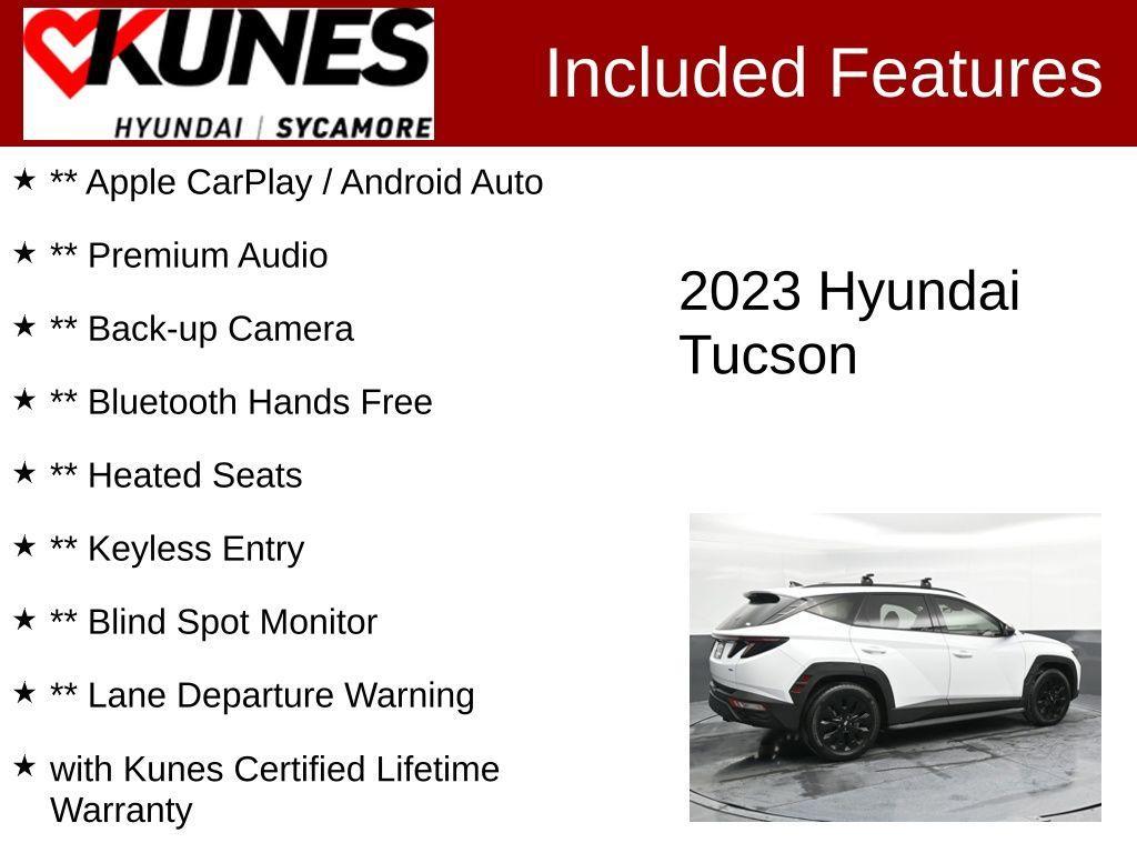 used 2023 Hyundai Tucson car, priced at $23,972