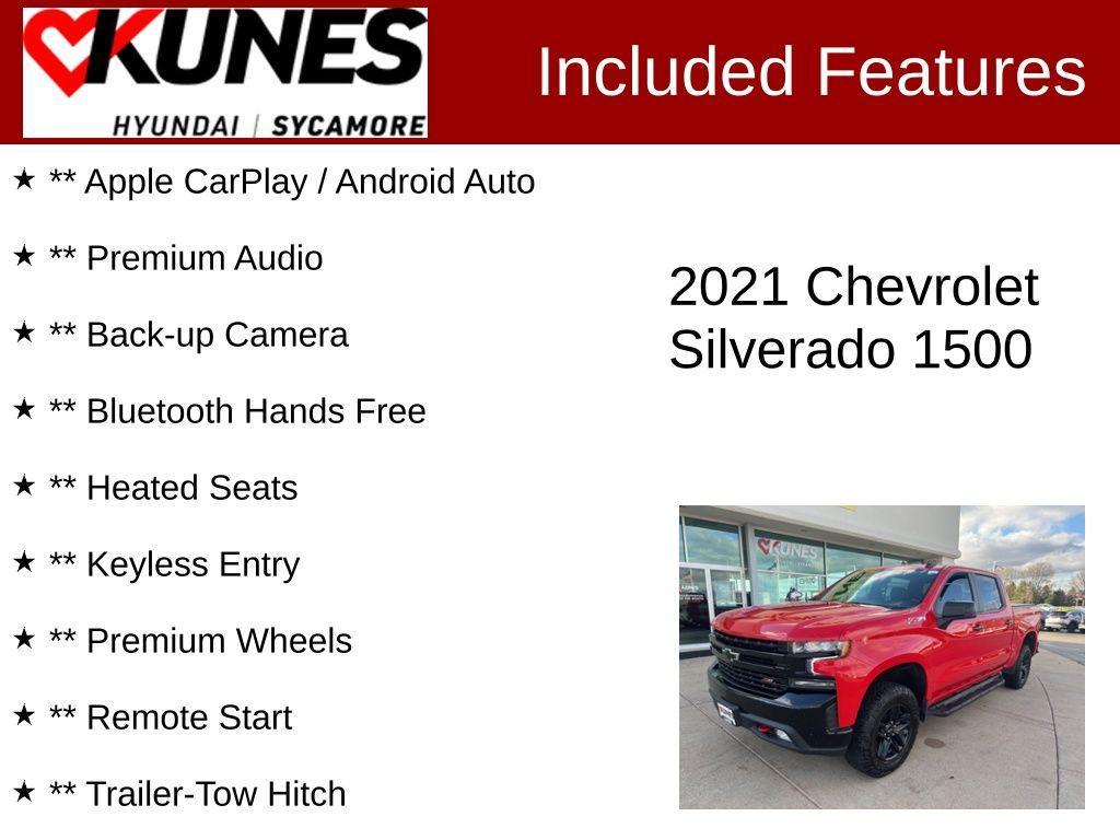 used 2021 Chevrolet Silverado 1500 car, priced at $33,477