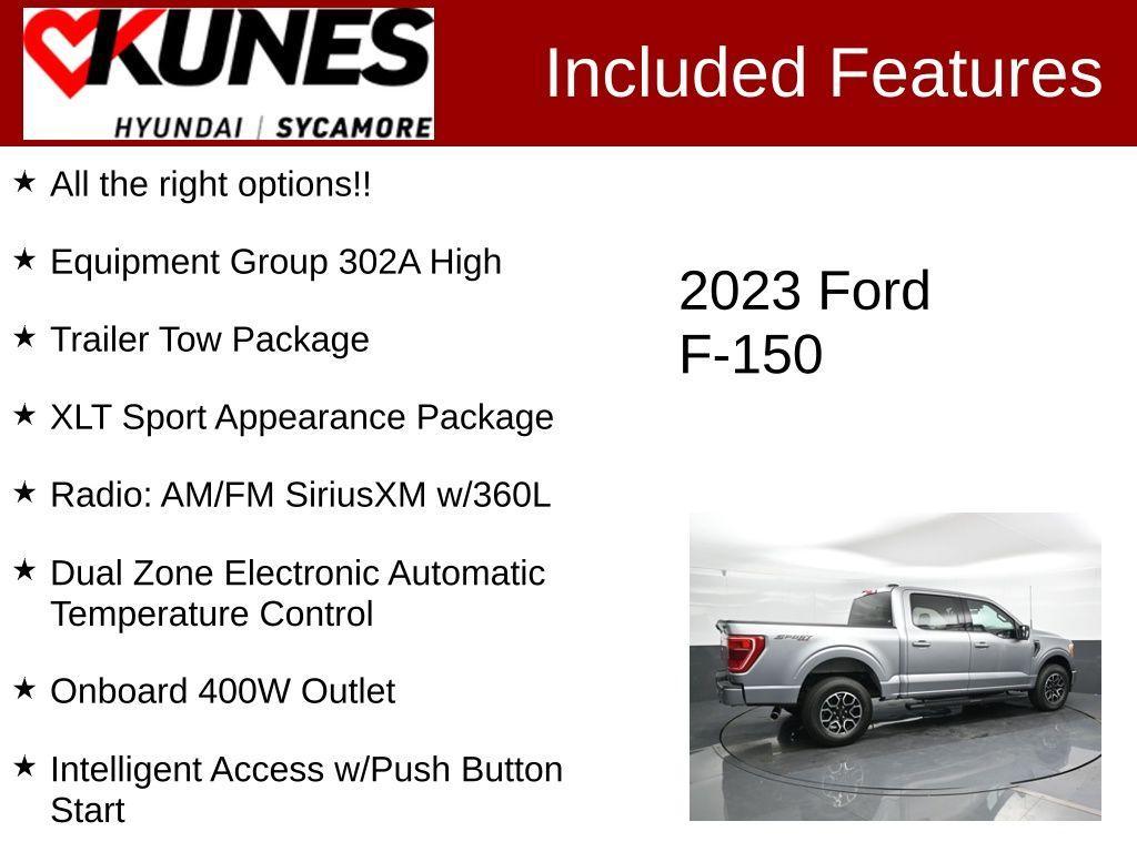 used 2023 Ford F-150 car, priced at $34,777
