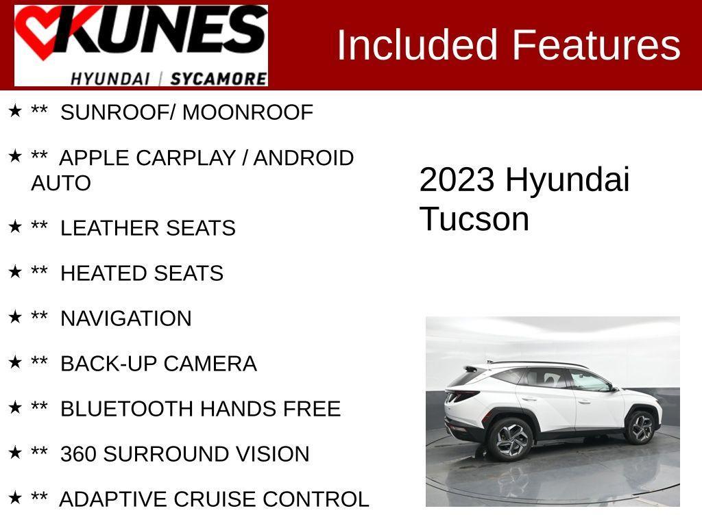 used 2023 Hyundai Tucson car, priced at $23,916