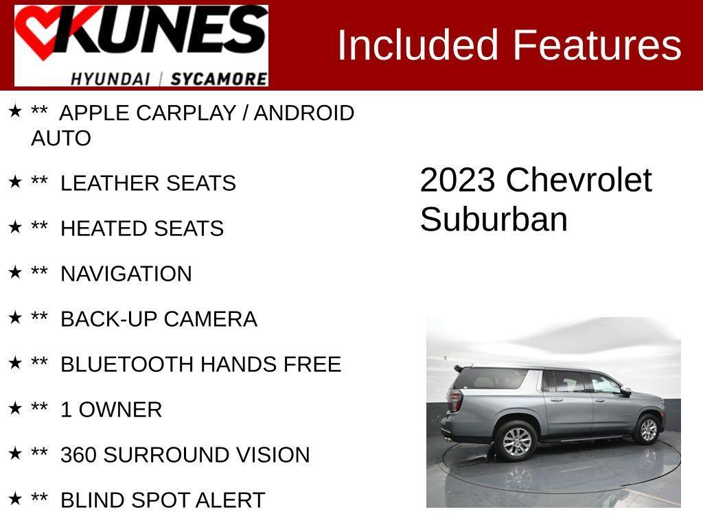 used 2023 Chevrolet Suburban car, priced at $52,591