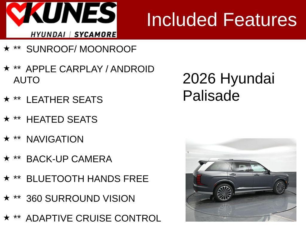 new 2026 Hyundai Palisade car