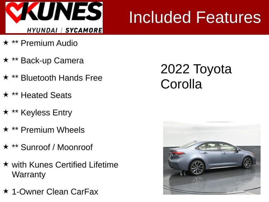 used 2022 Toyota Corolla car, priced at $21,777