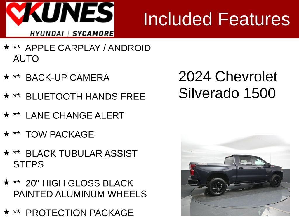 used 2024 Chevrolet Silverado 1500 car, priced at $48,760