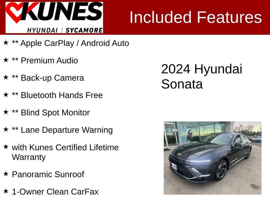 used 2024 Hyundai Sonata car, priced at $27,577